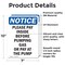 Signmission Please Pay Inside Before Pumping, 7 in W x Rectangle, Vinyl Decal OS-2PACK-NS-D-710-V-17548 - alternate 5